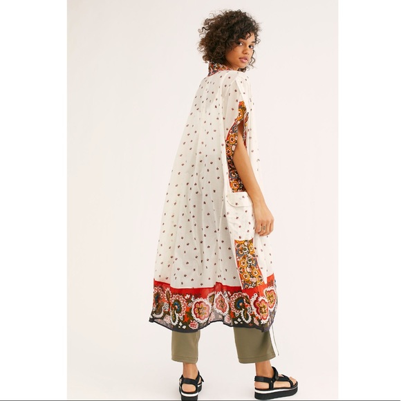 Free People Embellished Embroidered Beaded Kimono - Picture 3 of 3